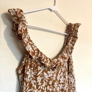 Floral print spring dress